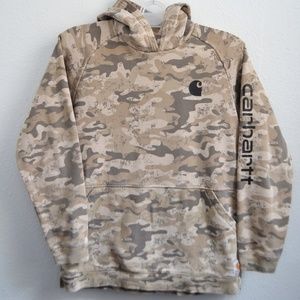 Carhartt Boys Camouflage Work Hoodie XL (18-20)